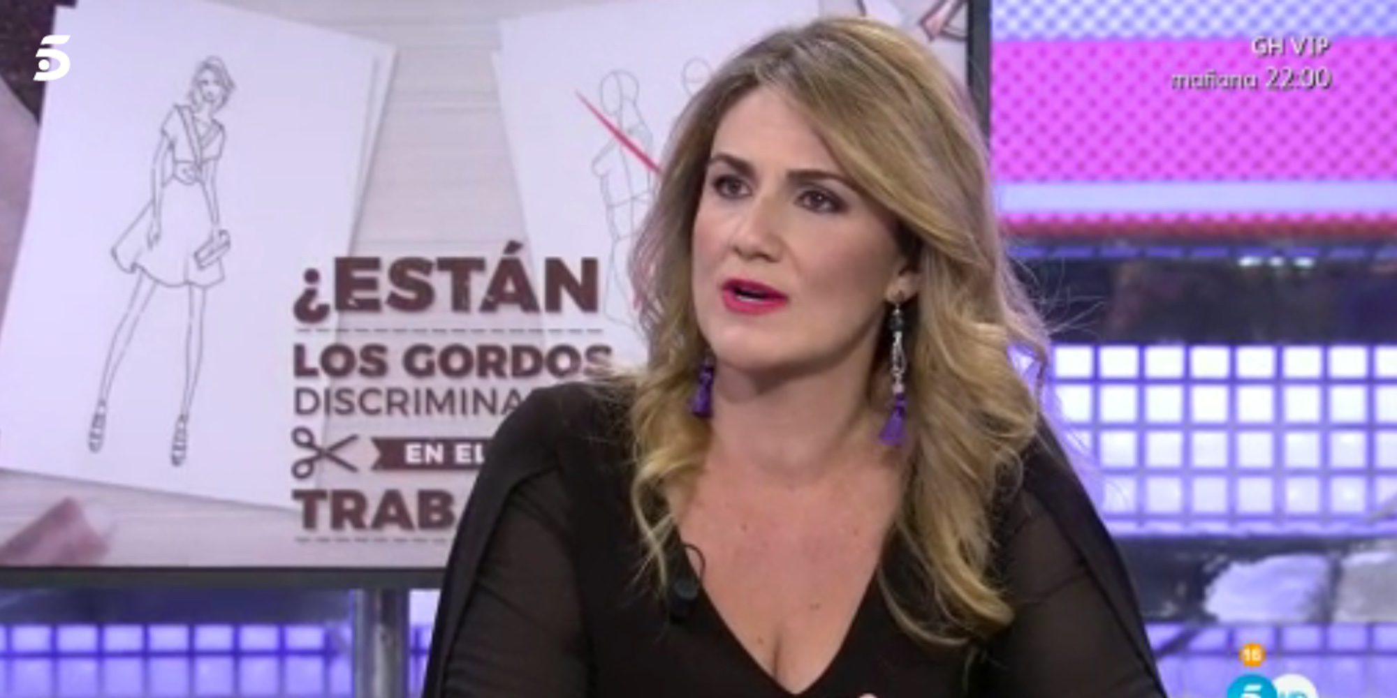 Carlota Corredera, indignada: "A la gente que tiene defectos que no es estar gordo, no se lo digo a la cara"