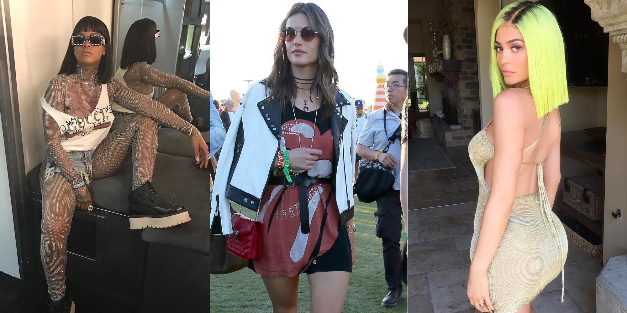 Rihanna, Alessandra Ambrosio o Kylie Jenner disfrutan del Coachella, el festival más VIP del año