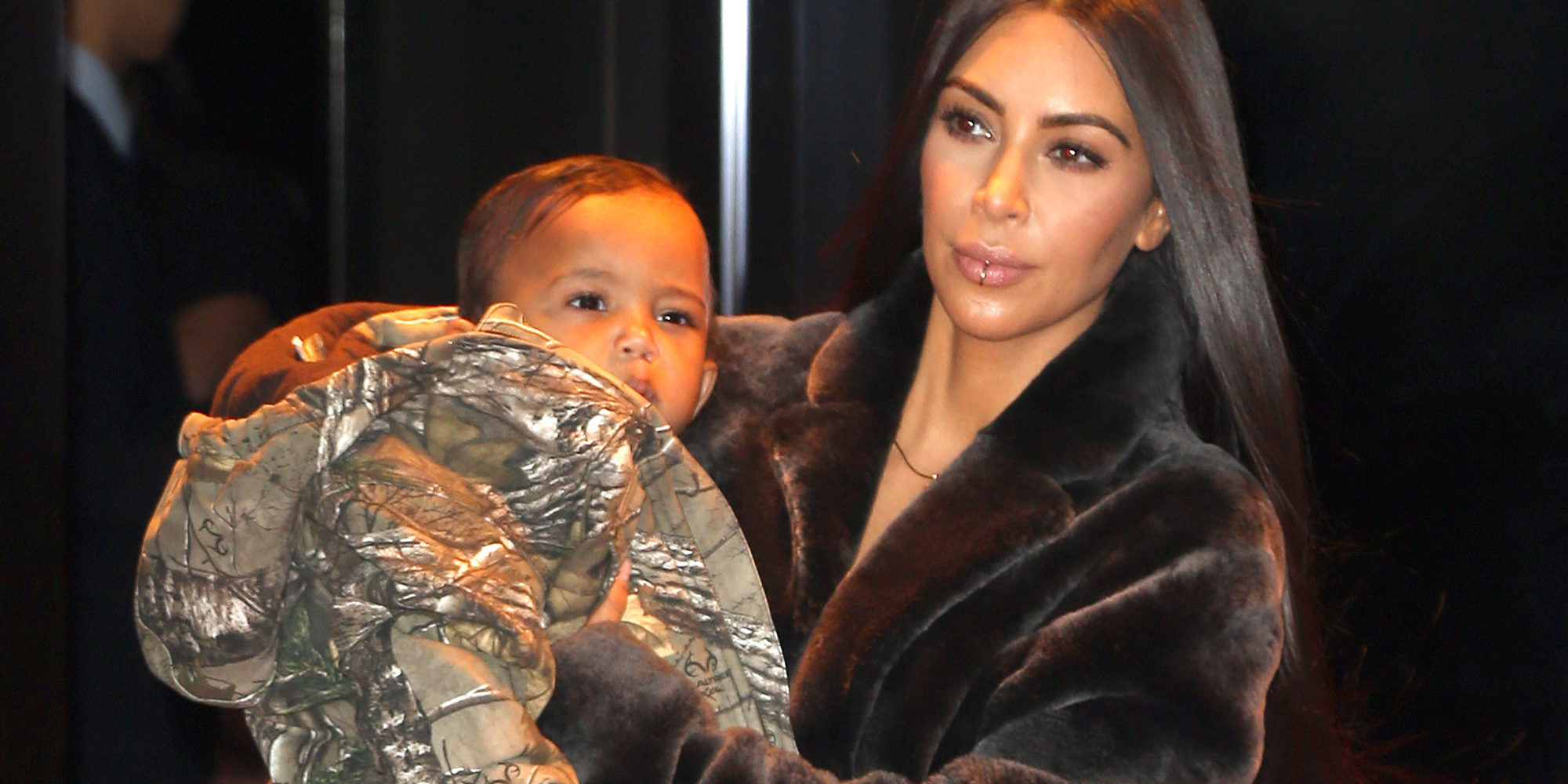 Una foto de Saint West, el segundo hijo de Kim Kardashian, causa sensación en las redes