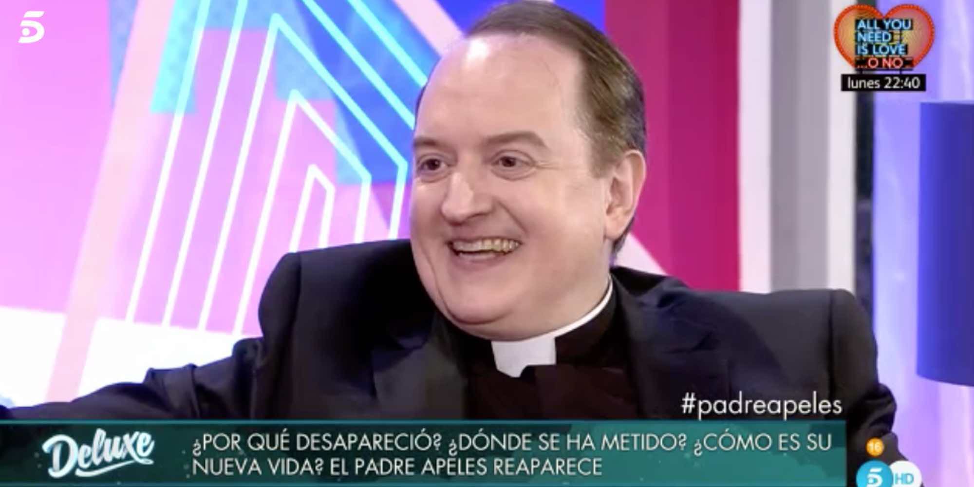 El Padre Apeles reaparece en televisión presentando su nueva vida: "Nunca hablo de sexo, dinero y años"