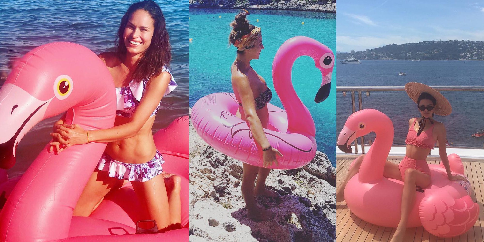 Paula Echevarría, Sofía Vergara, Justin Bieber....los famosos se apuntan a la moda del flamenco rosa