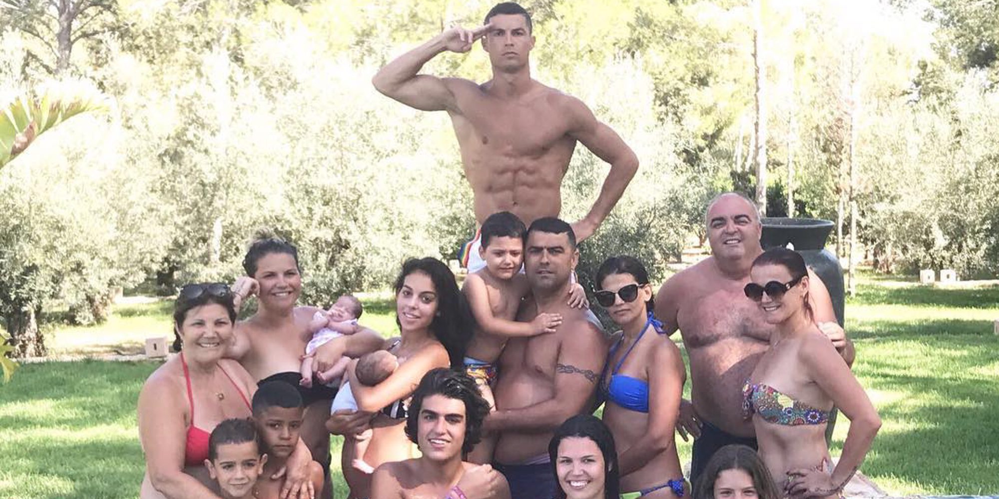 Cristiano Ronaldo, feliz con su numerosa familia y con Georgina ¿embarazada?