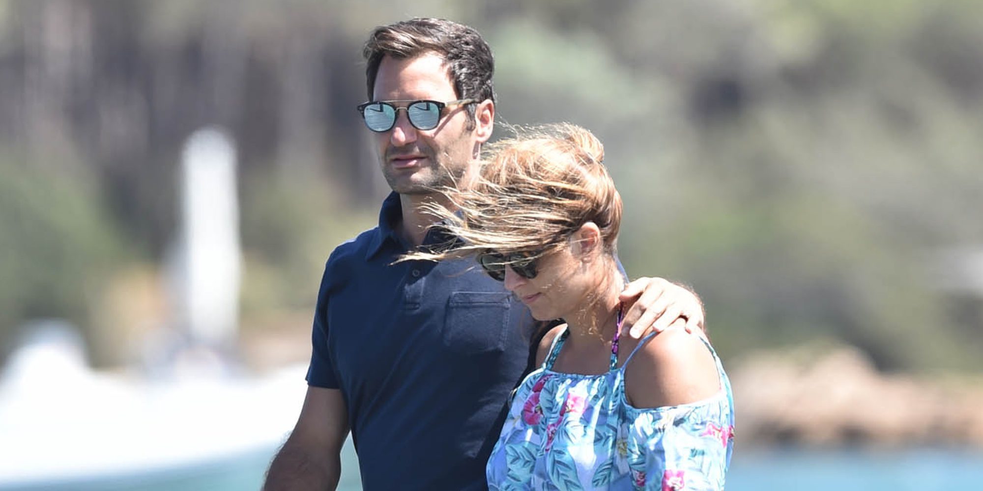 Roger Federer se lo pasa en grande en Cerdeña junto a su mujer y sus cuatro hijos