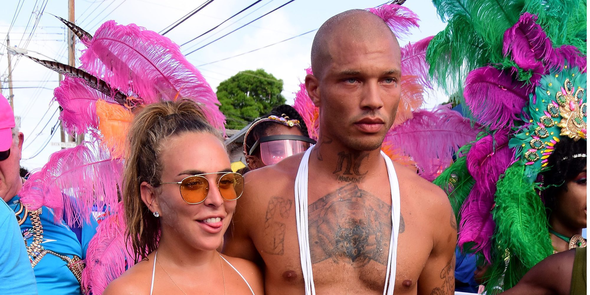 Chloe Green y Jeremy Meeks derrochan pasión durante sus vacaciones caribeñas