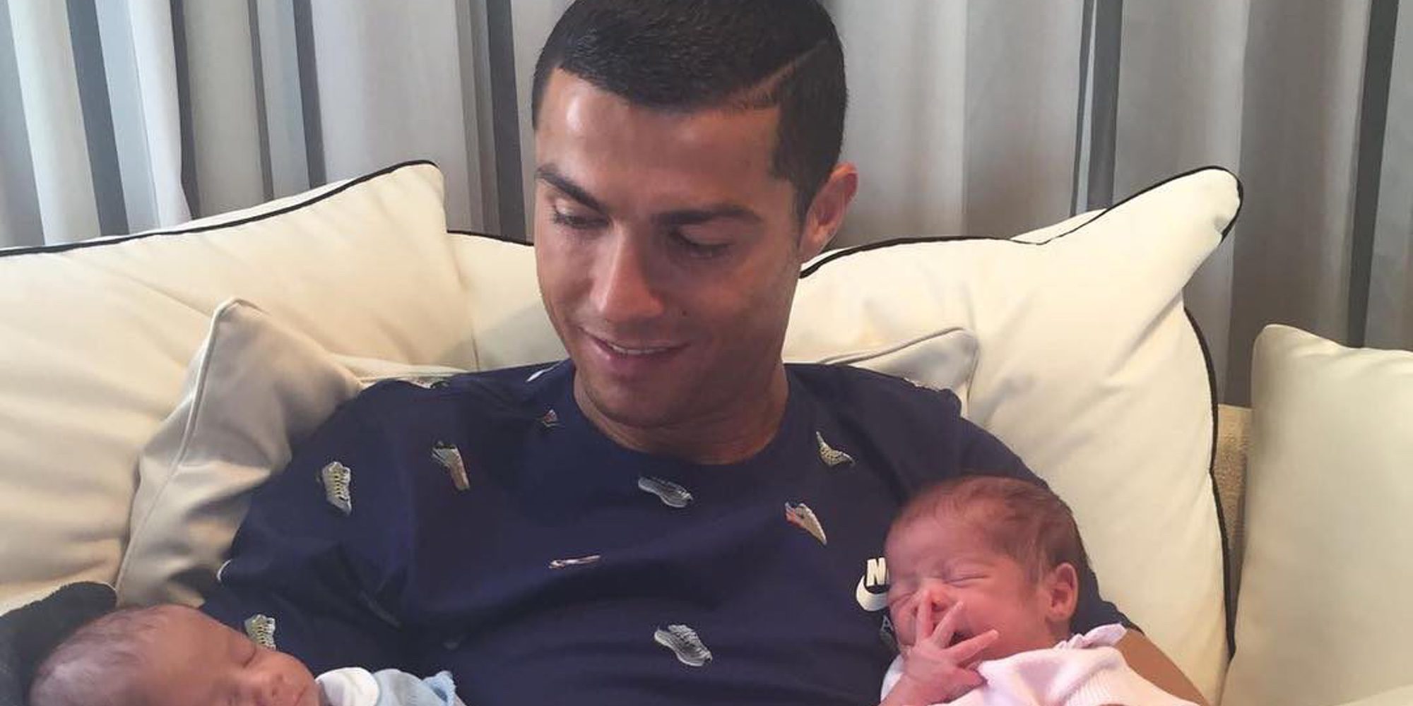 Cristiano Ronaldo, 'bendecido' y muy feliz con la pequeña Eva