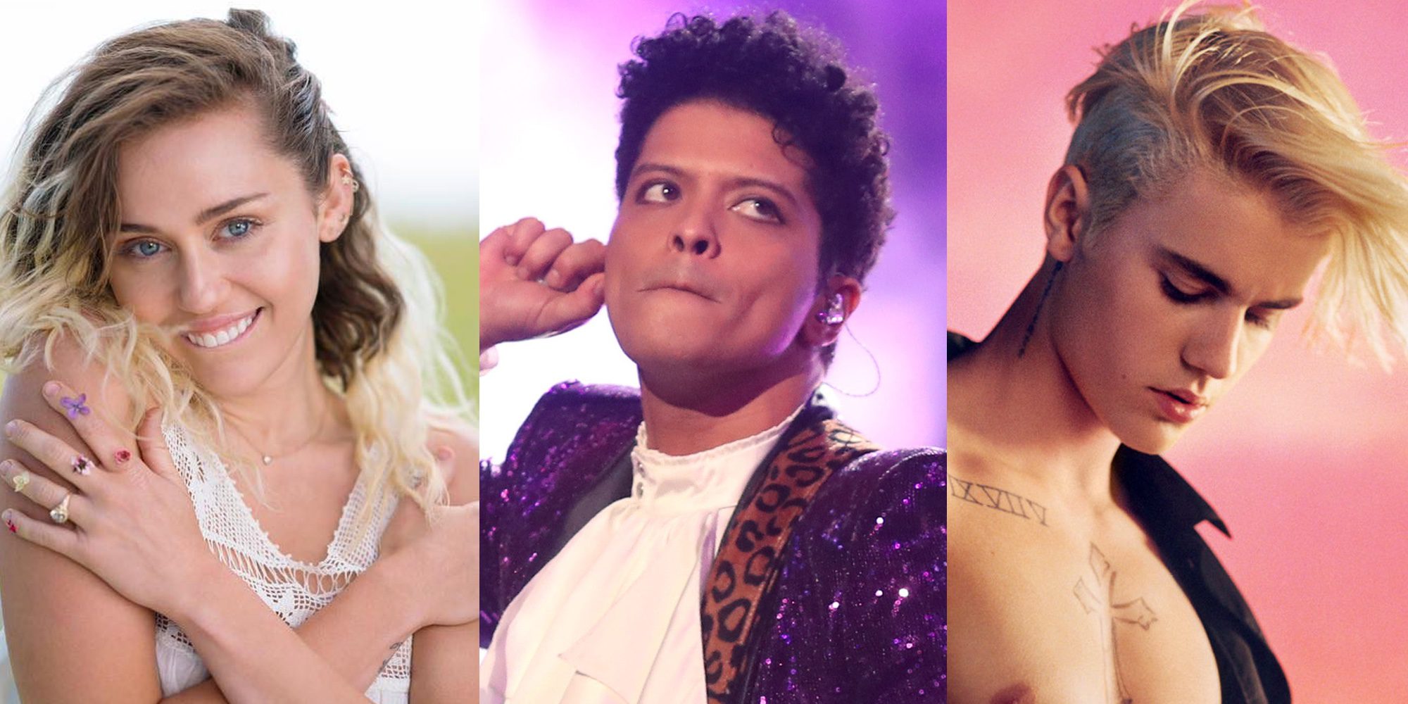 Miley Cyrus, Justin Bieber, Bruno Mars y P!nk alegran la tercera semana de agosto con su música
