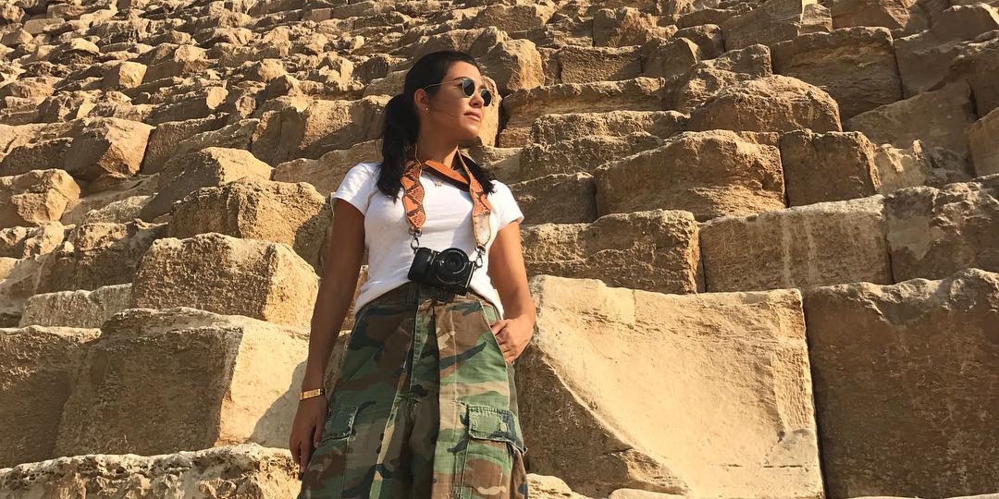 Kourtney Kardashian presume de sus vacaciones en Egipto junto a su nuevo novio Younes Bendjima