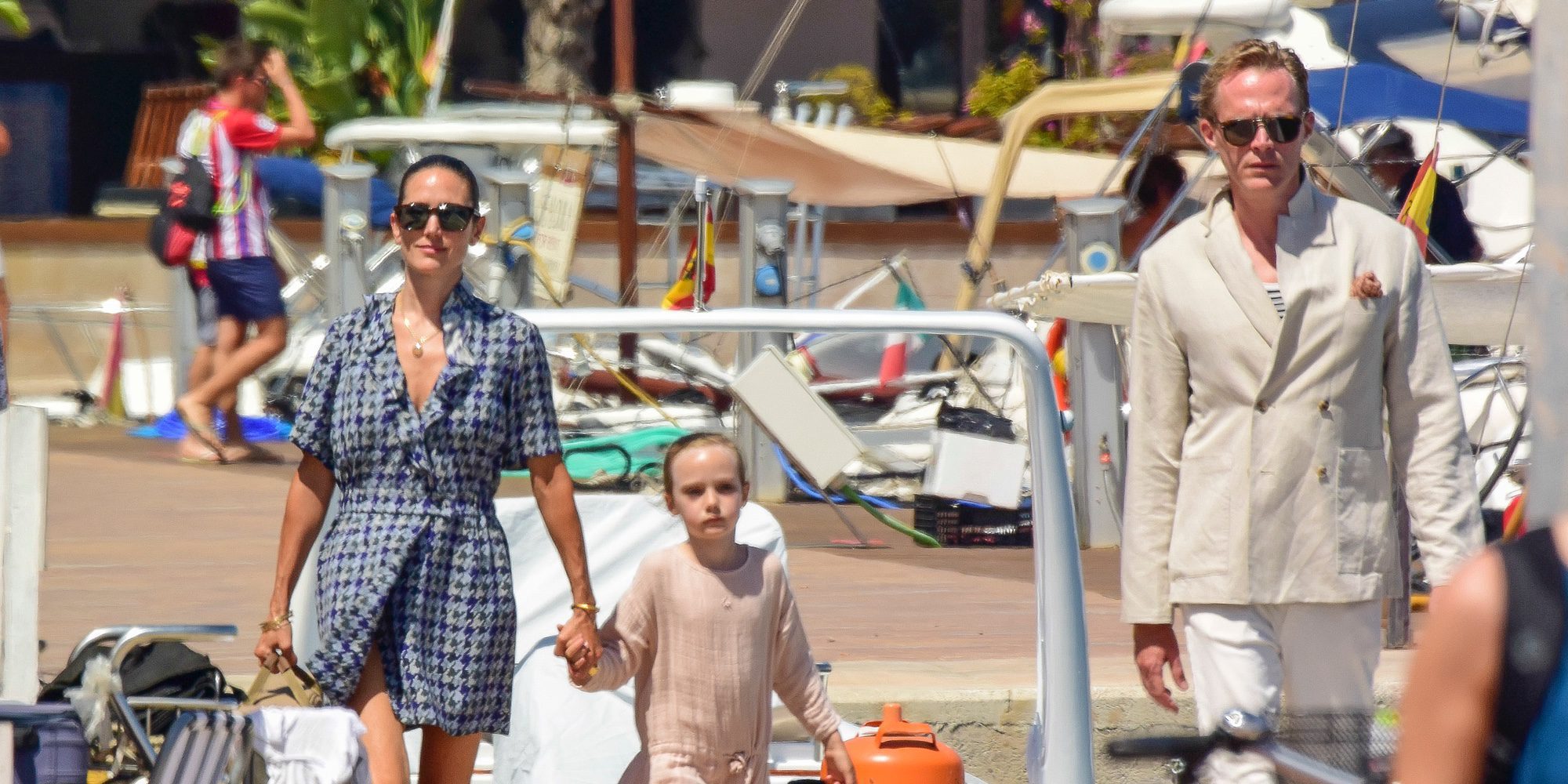 Las felices vacaciones de Jennifer Connelly y Paul Bettany con su familia en Formentera