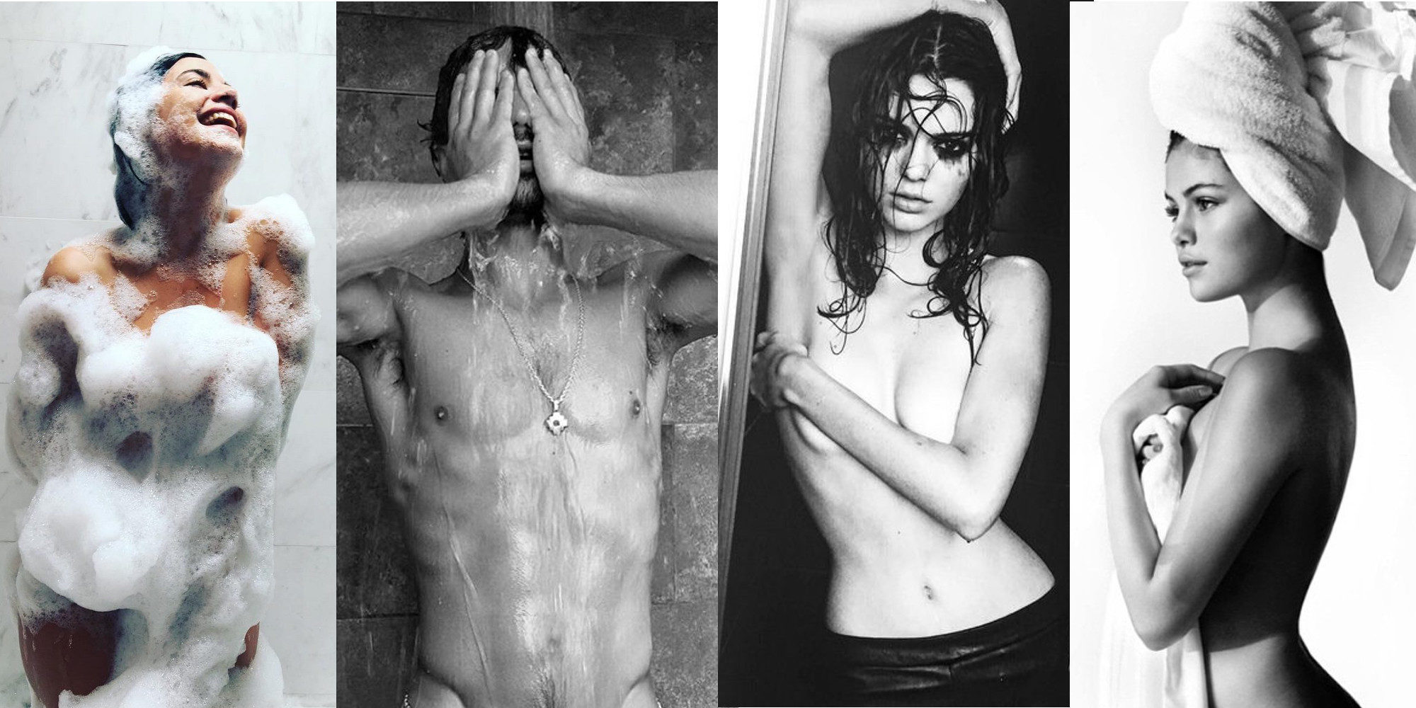 Chino Darín, Selena Gomez y otros famosos que posan de lo más sexy en la ducha
