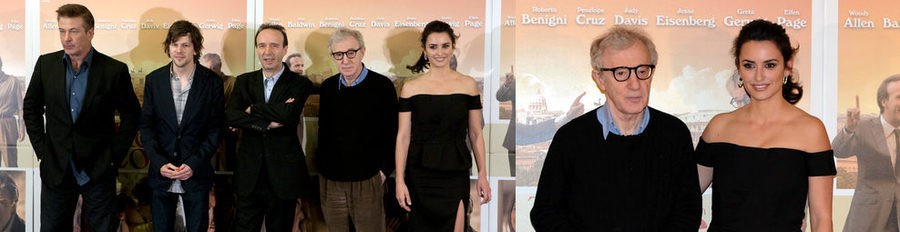 Woody Allen presenta 'To Rome With Love' con Penélope Cruz, Alec Baldwin y Jesse Eisenberg