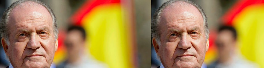 El Rey Juan Carlos evoluciona favorablemente y ya camina ayudado por muletas