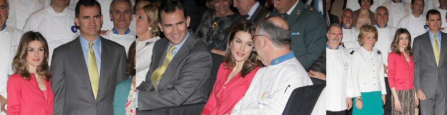 Los Príncipes Felipe y Letizia reúnen a Arzak, Subijana y otros ilustres cocineros en la inauguración de Euro-Toques