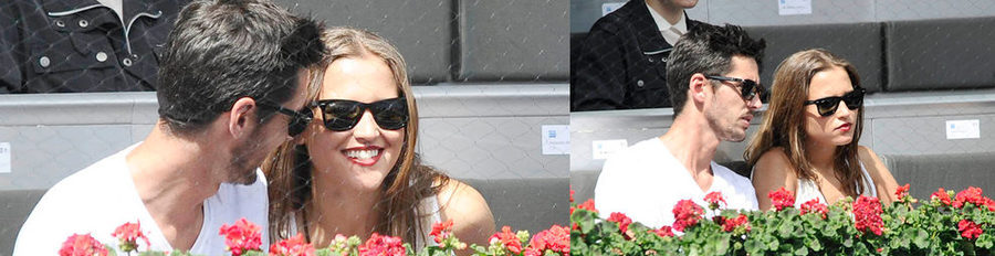 Ana Fernández y Santiago Trancho disfrutan de su amor en el Masters de Tenis de Madrid
