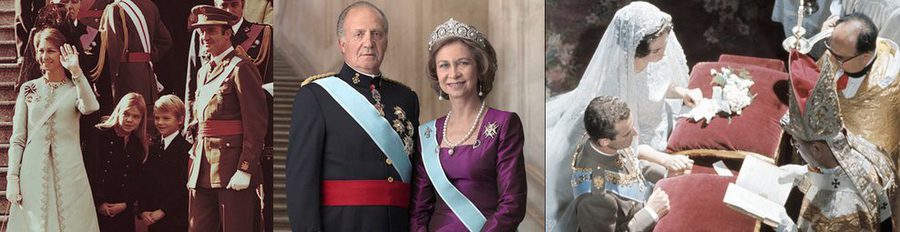 Los Reyes de España 'celebran' sus bodas de Oro: Los 50 años de matrimonio de Don Juan Carlos y Doña Sofía