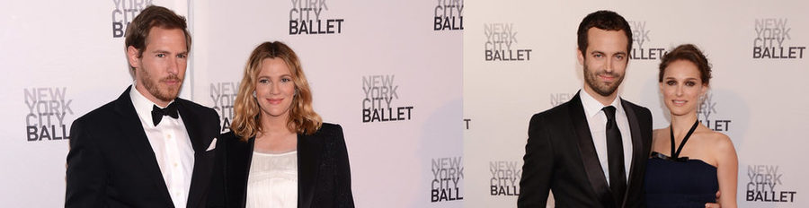 Drew Barrymore luce embarazo junto a Natalie Portman en la Gala de Primavera del Ballet de Nueva York