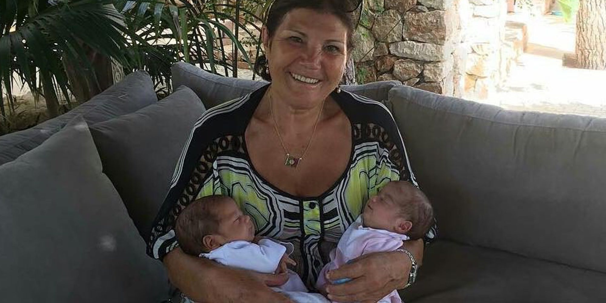 Dolores Aveiro se derrite con sus nietos Eva y Mateo casi tanto que con su hijo Cristiano Ronaldo