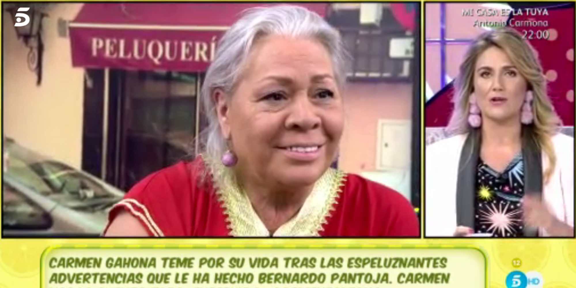 Carmen Gahona arremete contra Carlota Corredera: "No eres nadie para llamarme la atención ni darme lecciones"