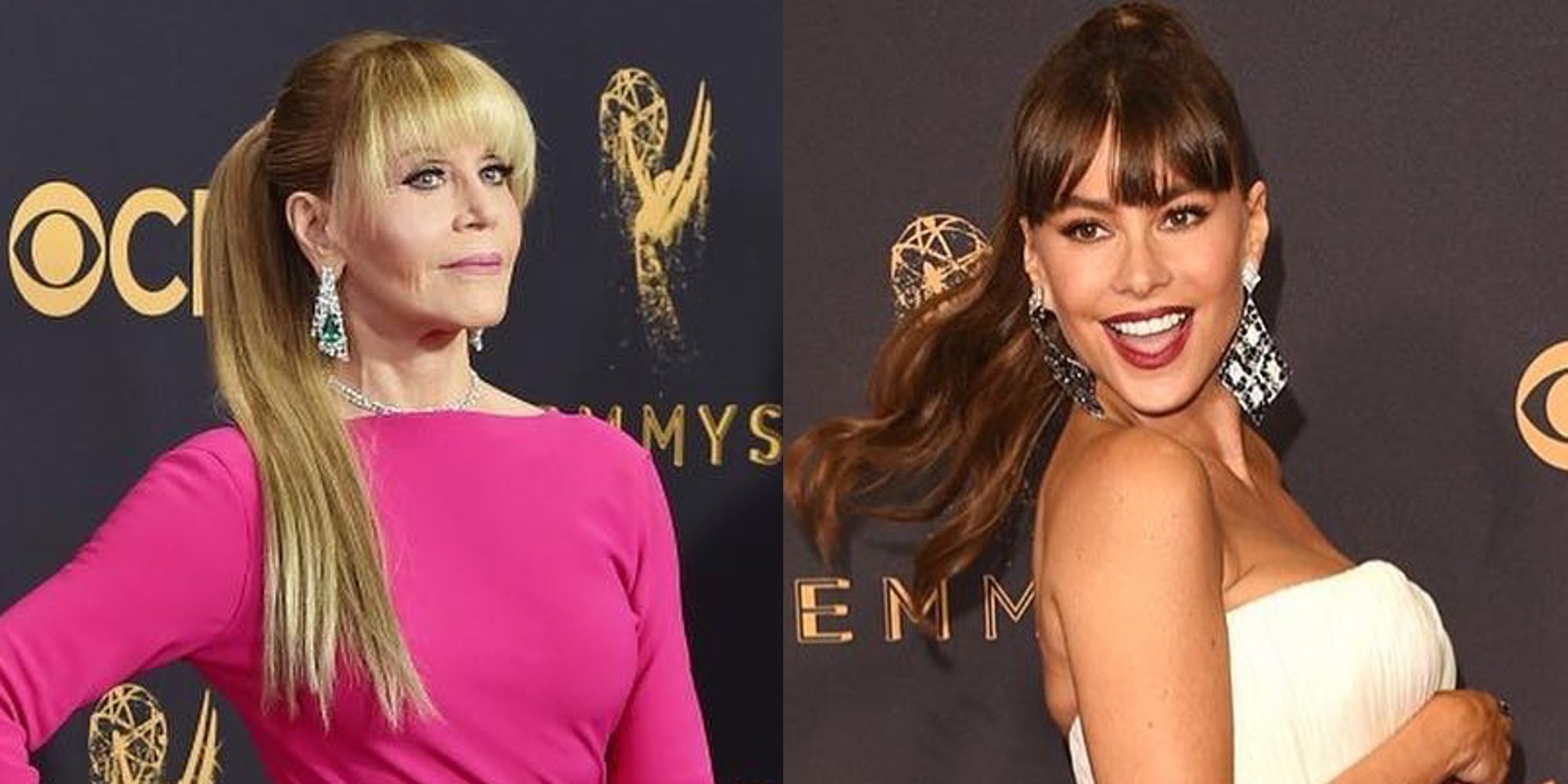 Jane Fonda y Sofía Vergara brillan en la alfombra roja de los Premios Emmy 2017