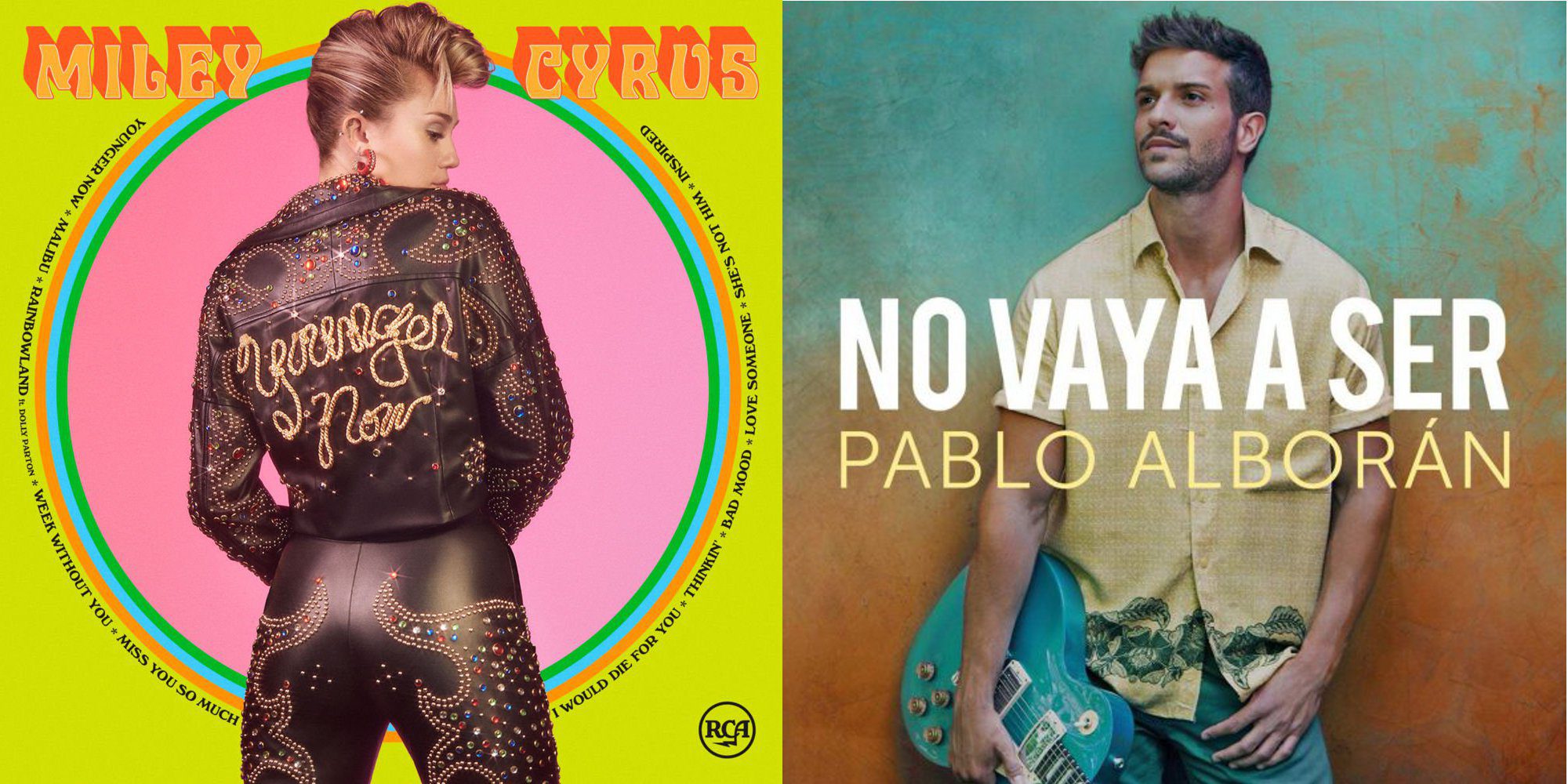 Pablo Alborán, Miley Cyrus y La Oreja de Van Gogh son los artistas encargados de renovar la industria musical
