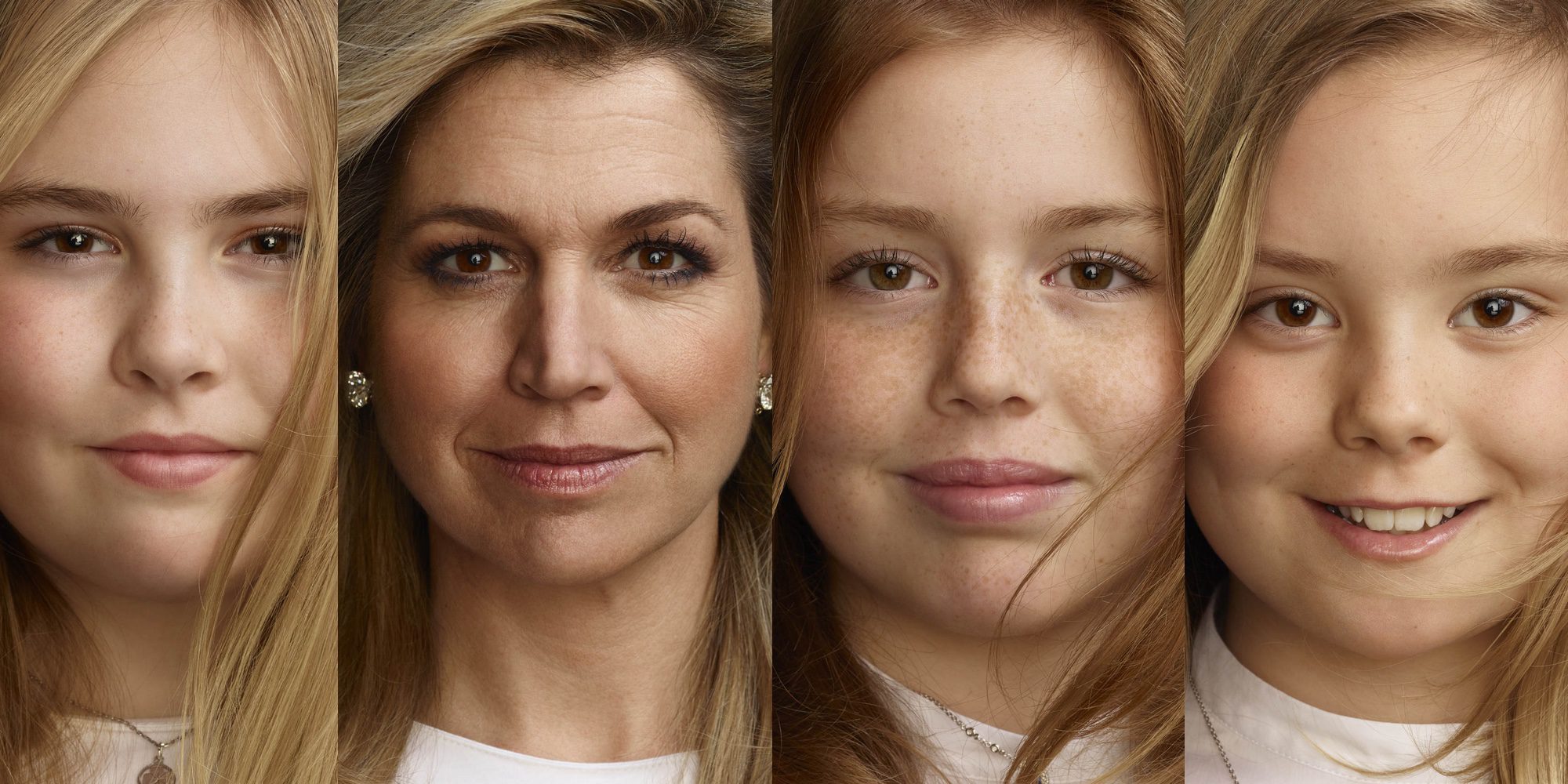 La Reina Máxima de Holanda y las Princesas Amalia, Alexia y Ariane, increíbles en sus nuevos retratos