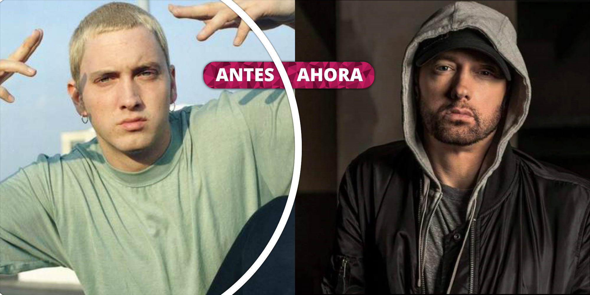 Así ha cambiado Eminem: El antes y el después del rapero de Detroit