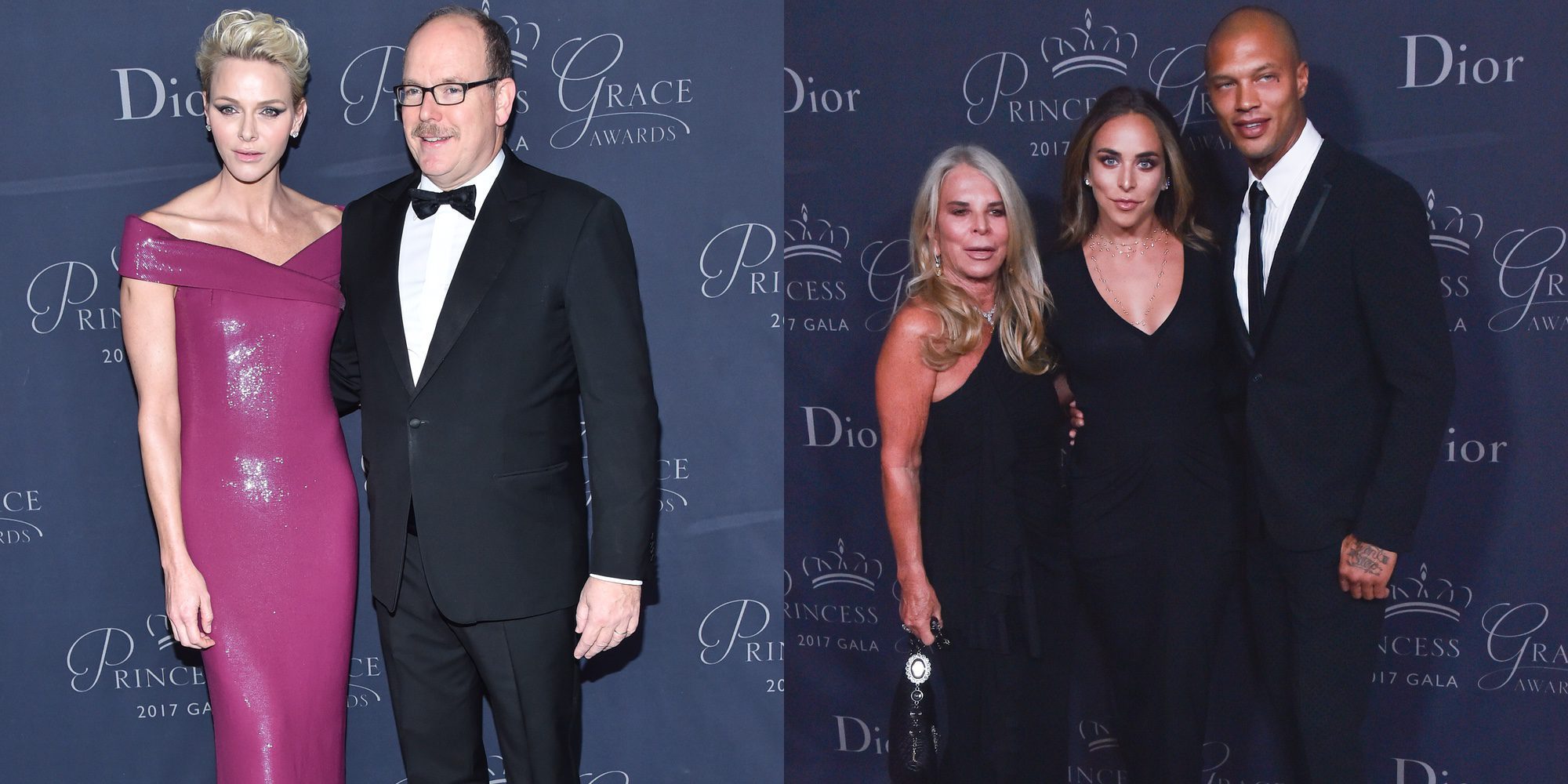 Premios Princesa Grace: De los labios de Charlene de Mónaco al posado de Jeremy Meeks con Chloe Green y su suegra