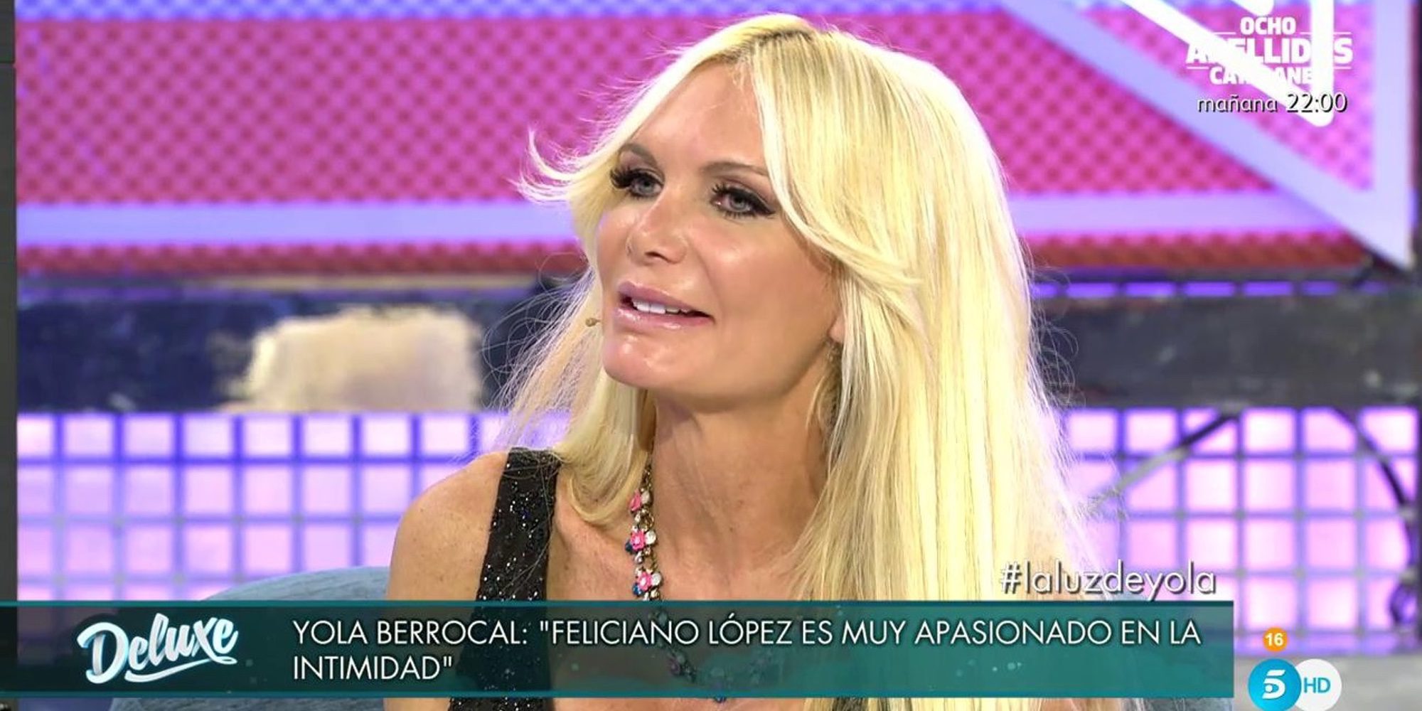 Yola Berrocal confiesa haber tenido una relación sentimental con Feliciano López