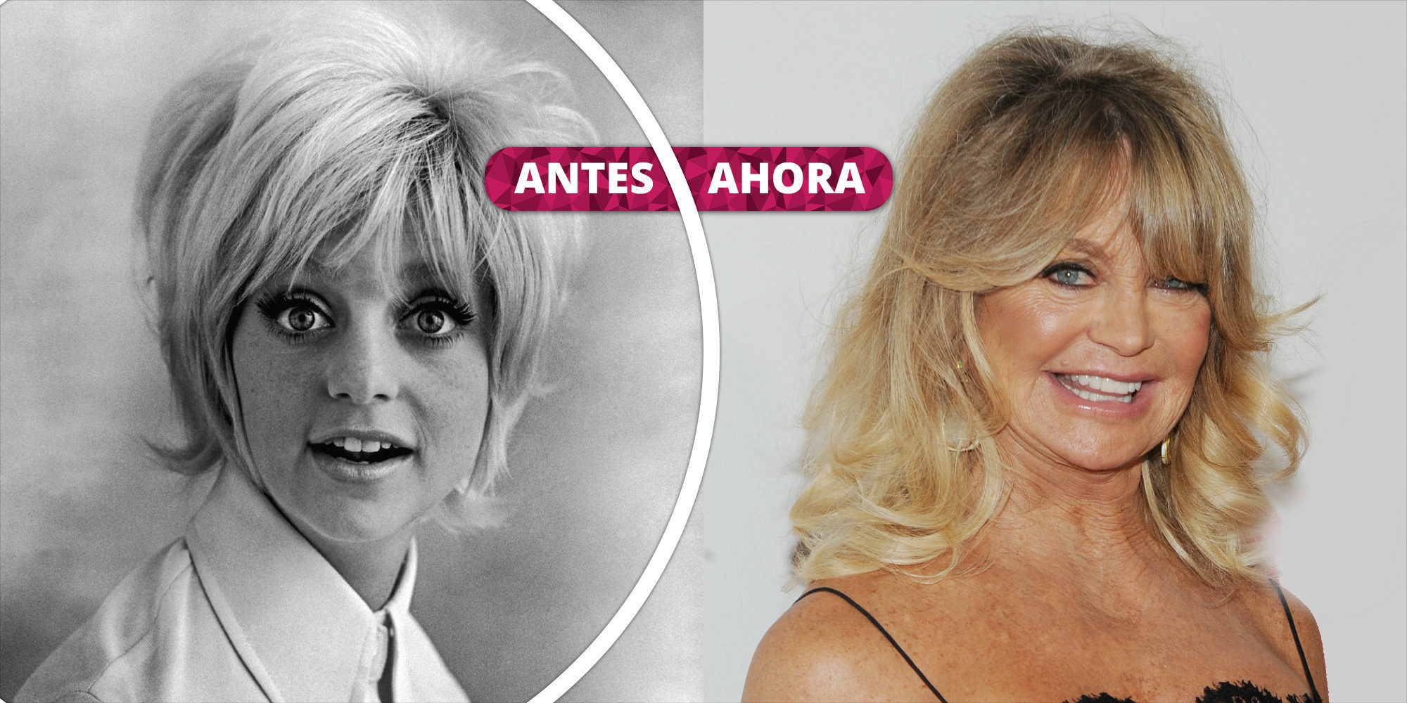 Así ha cambiado Goldie Hawn: La evolución del aspecto de la icónica actriz estadounidense