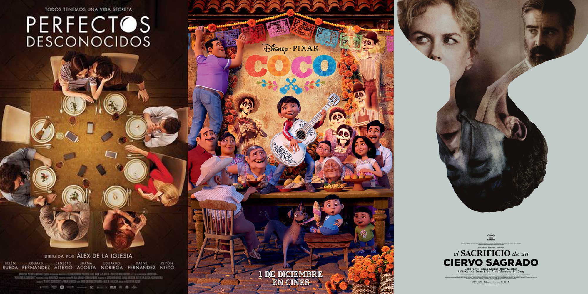 'Coco' y 'Perfectos desconocidos' lideran los nuevos estrenos de la semana