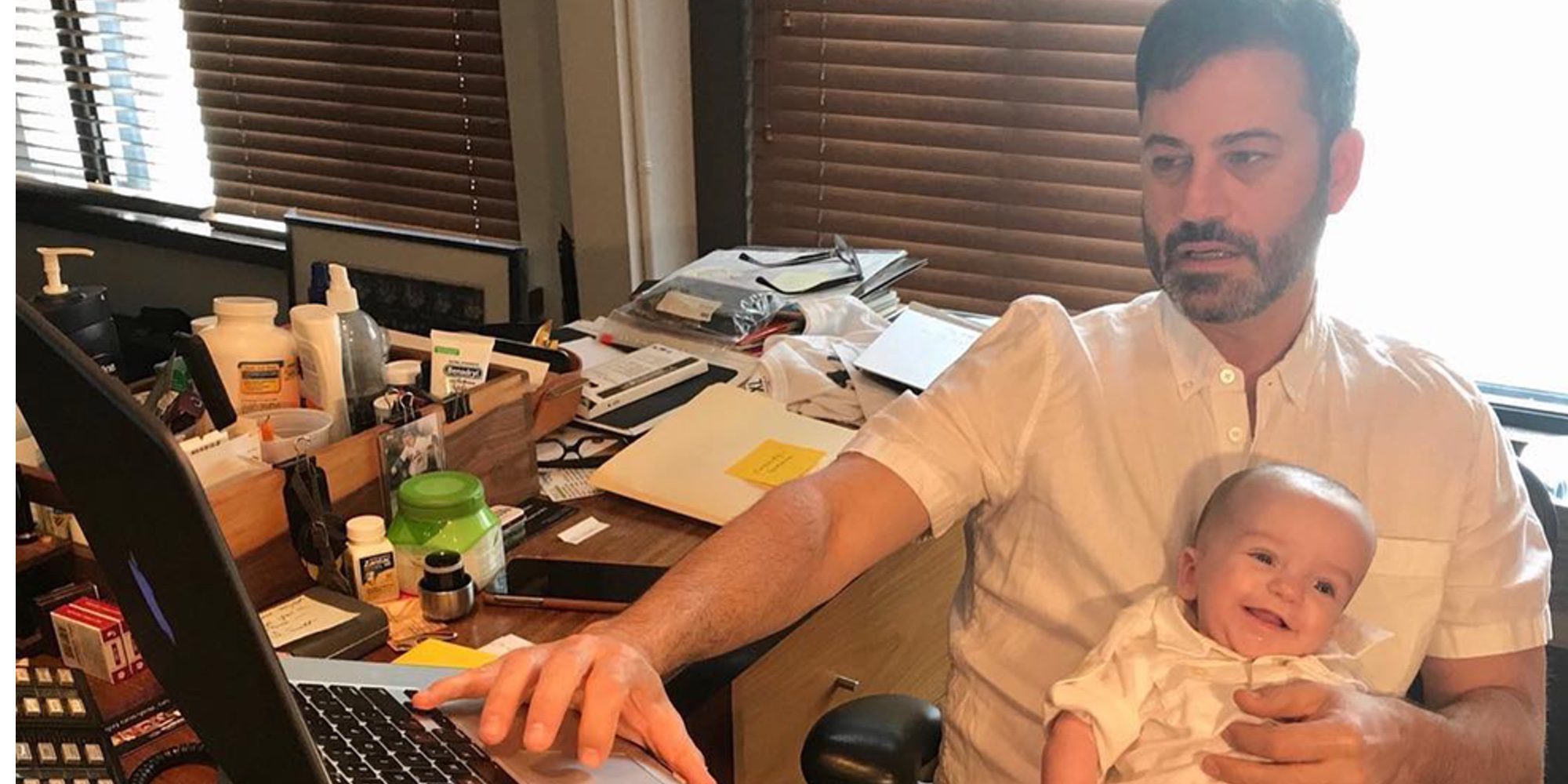 El hijo de Jimmy Kimmel se recupera con éxito de su segunda operación cardíaca