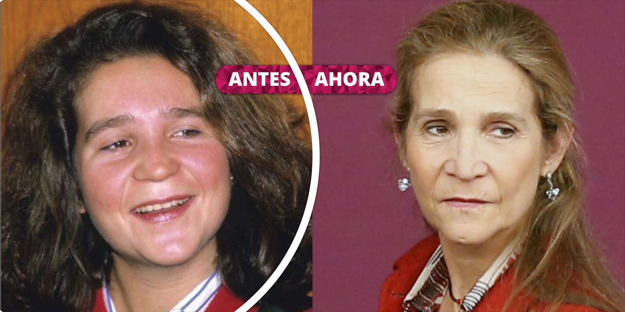 Así ha cambiado la Infanta Elena: La evolución del aspecto de la Borbón amazona
