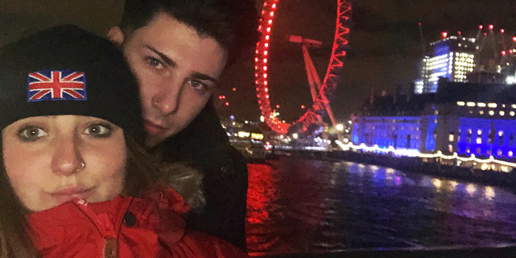 Rocío Flores y su novio Manuel pasean su amor por las calles de Londres