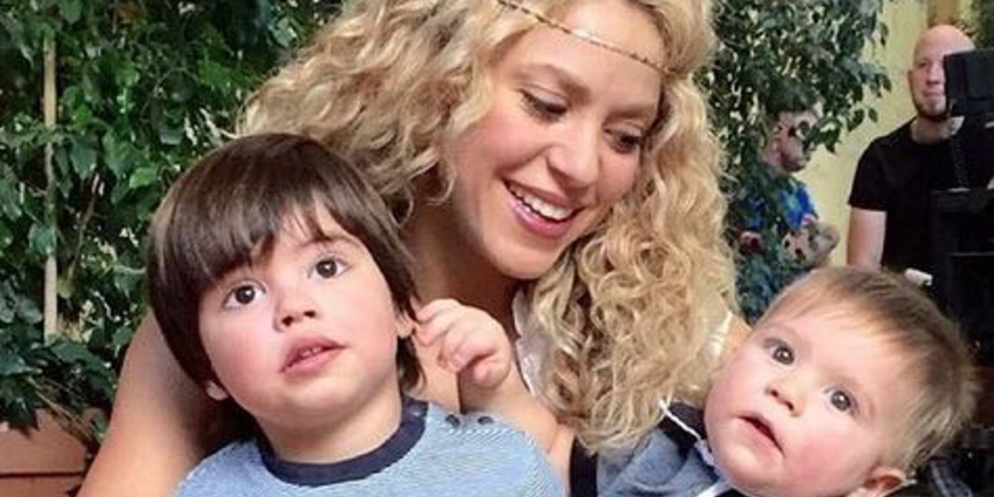 Shakira presume de sus pequeños tenistas Milan y Sasha