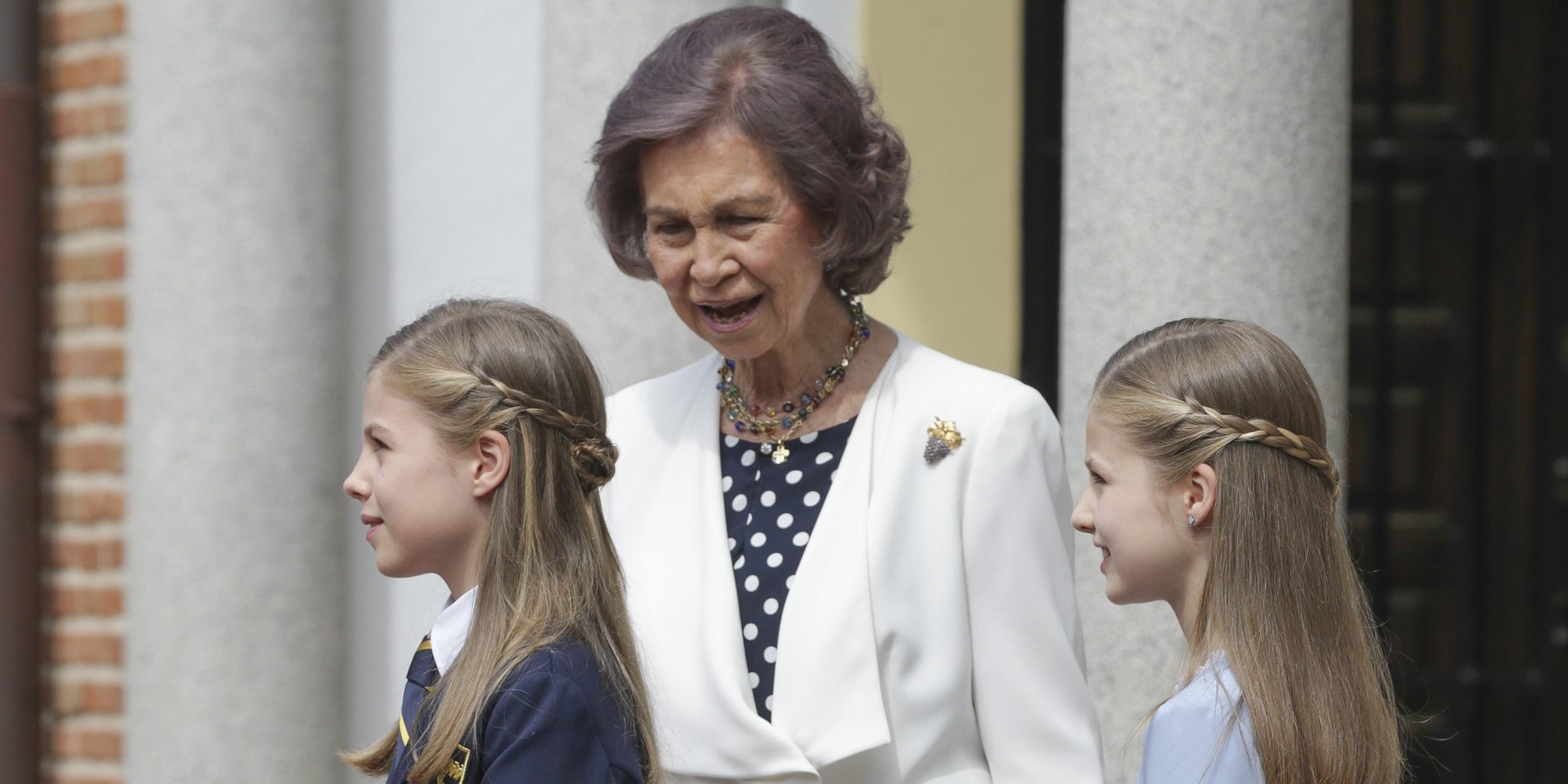 El día en el que la Reina Sofía no pudo ver a sus nietas Leonor y Sofía porque no estaba en la lista de autorizados