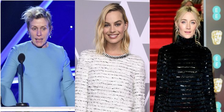 Frances McDormand, Saoirse Ronan y Margot Robbie, grandes favoritas a Mejor Actriz en los Oscar 2018