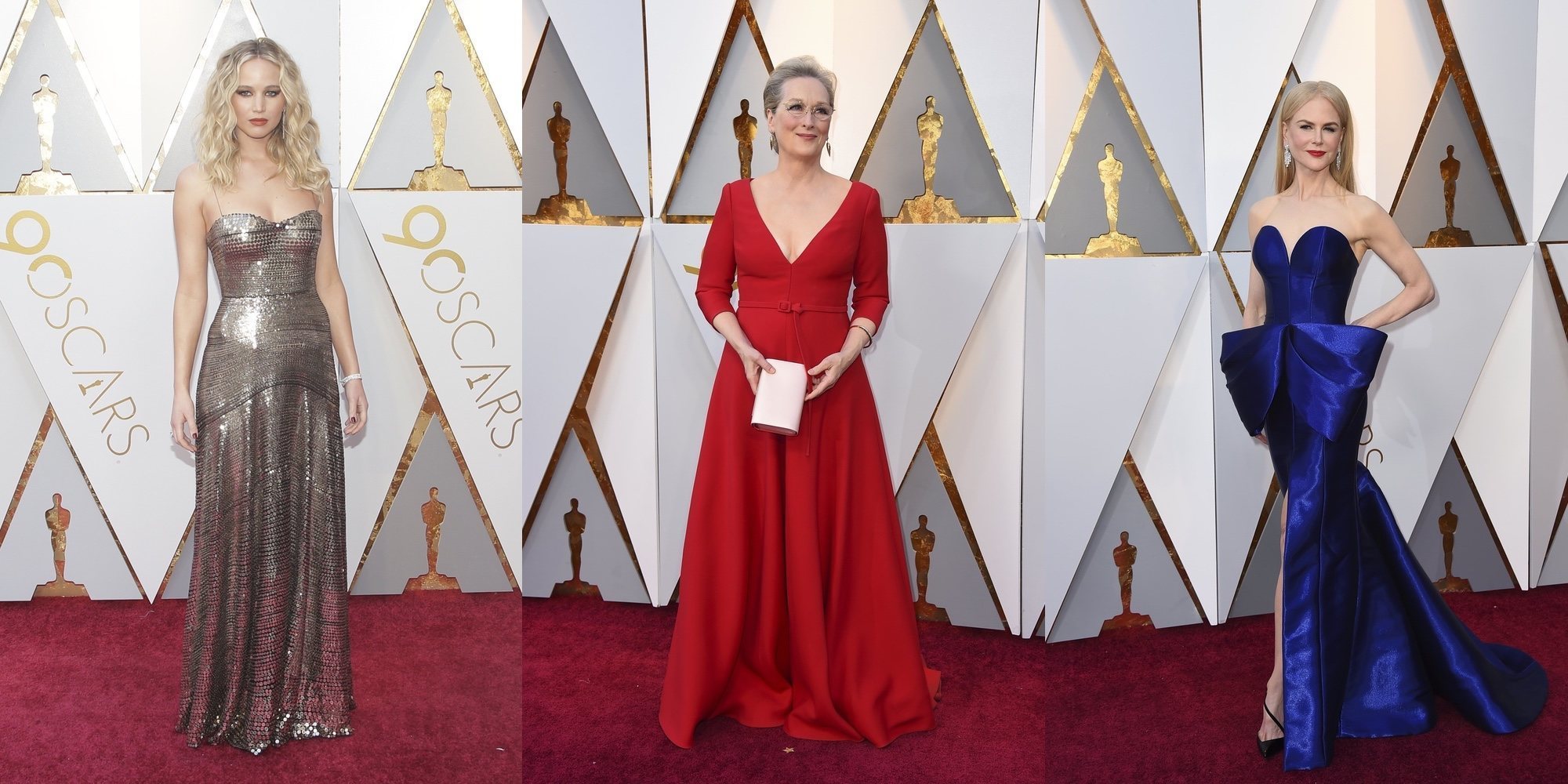 Nicole Kidman y Meryl Streep deslumbran en la alfombra roja Premios Oscar 2018