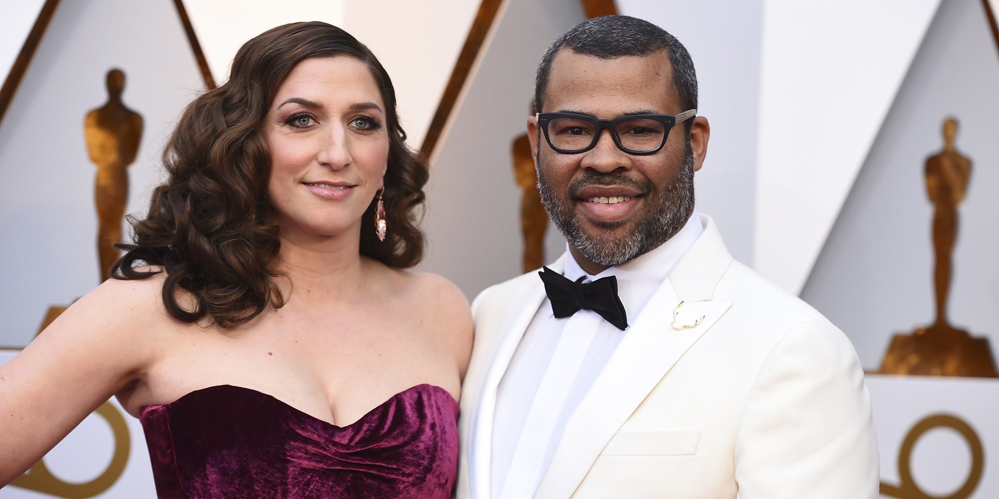 Jorge Javier Vázquez y Paz Padilla 'aparecen por sorpresa' en los Oscar 2018
gracias a Jordan Pelee y Chelsea Peretti
