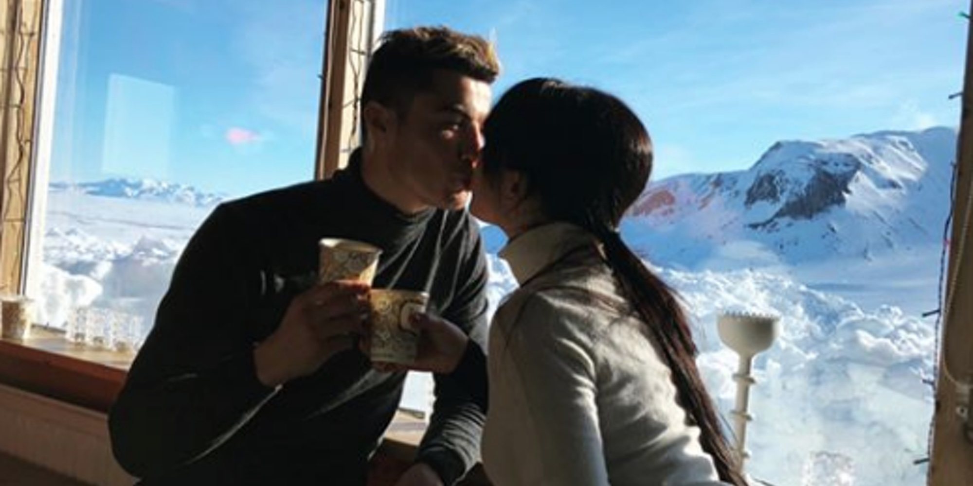 Georgina Rodríguez y Cristiano Ronaldo disfruta de su viaje más romántico e invernal