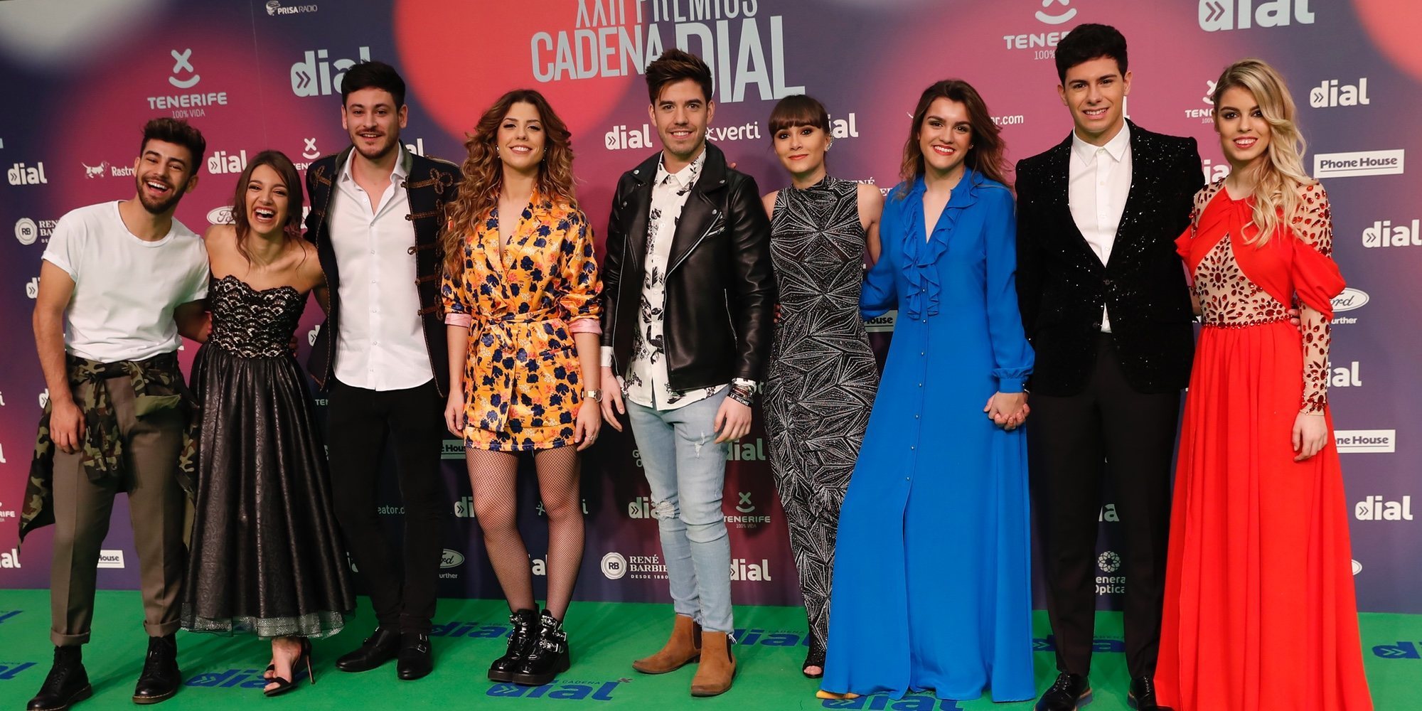 Los concursantes de 'OT 2017' acaparan la atención en los Premios Cadena Dial 2018