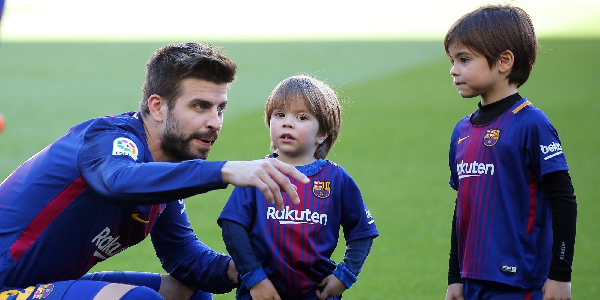 Niños y fútbol: Así han disfrutado del fin de semana Ivan Rakitic, Iker Casillas y Gerard Piqué
