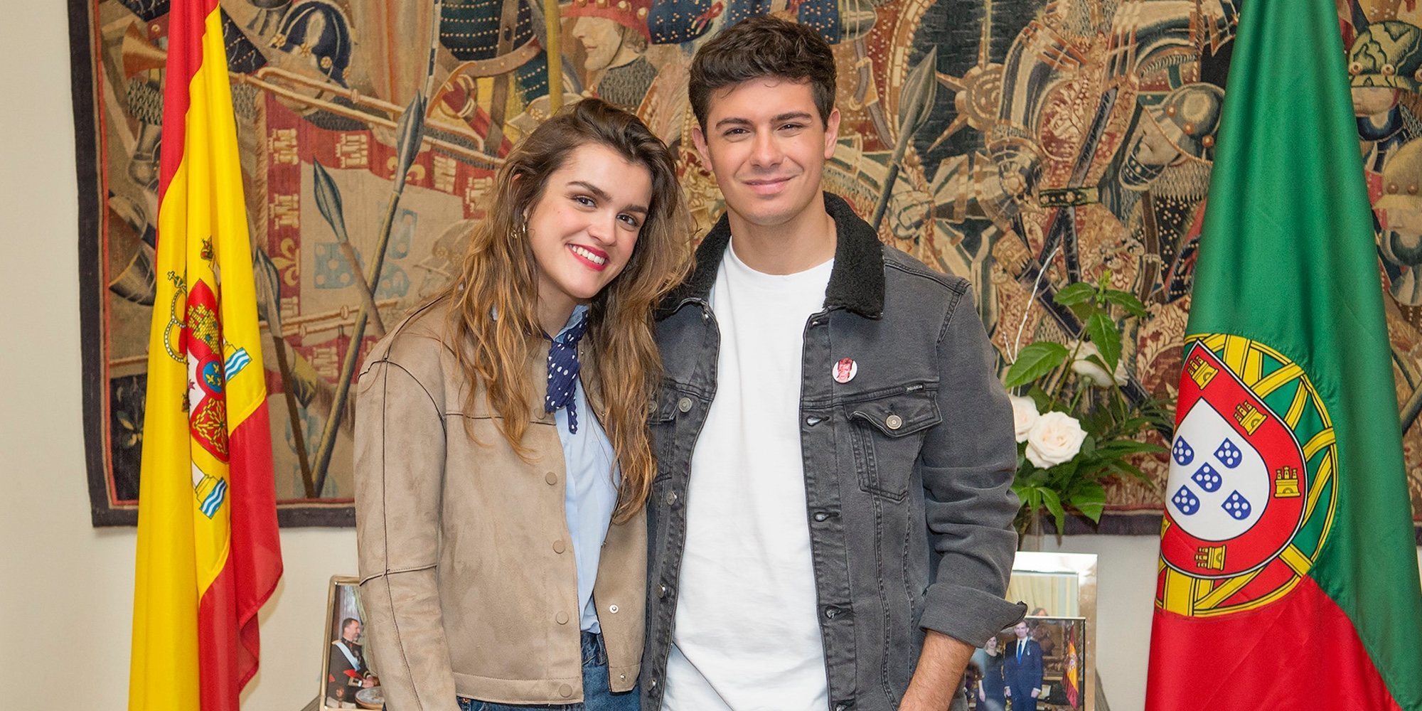 Alfred y Amaia visitan la embajada de Portugal antes de poner rumbo a Eurovisión 2018