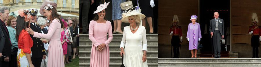 La Duquesa de Cambridge, estrella de la Garden Party organizada por la Reina Isabel II en Buckingham Palace