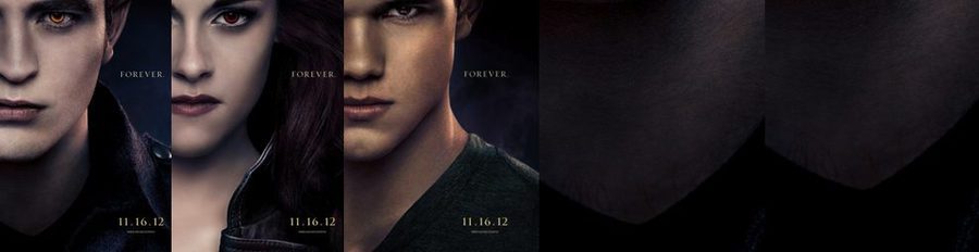 Taylor Lautner, Robert Pattinson y Kristen Stewart protagonizan los nuevos posters de 'Amanecer. Parte 2'