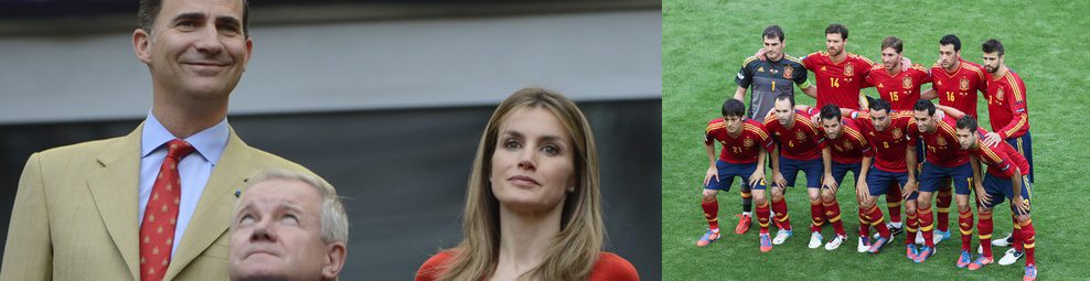 Los Príncipes Felipe y Letizia, testigos del empate entre España e Italia en el debut de 'La Roja'