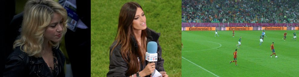 Sara Carbonero y Shakira, las otras protagonistas del partido España-Irlanda de la Eurocopa 2012