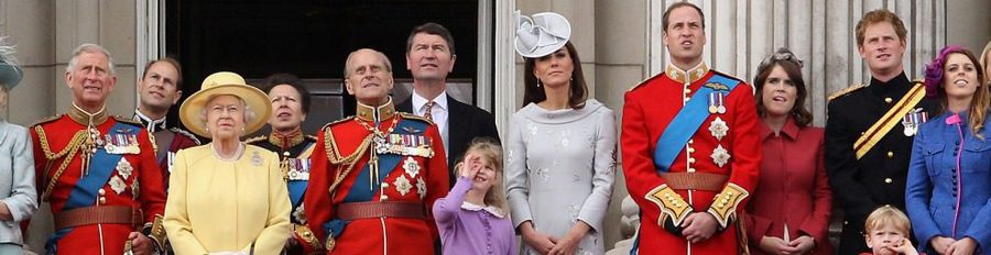 Kate Middleton y el Príncipe Felipe acaparan las miradas en el Trooping The Colour de la Reina Isabel II