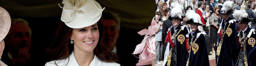Kate Middleton brilla junto al resto de la Familia Real Británica en la ceremonia de la Orden de la Jarretera