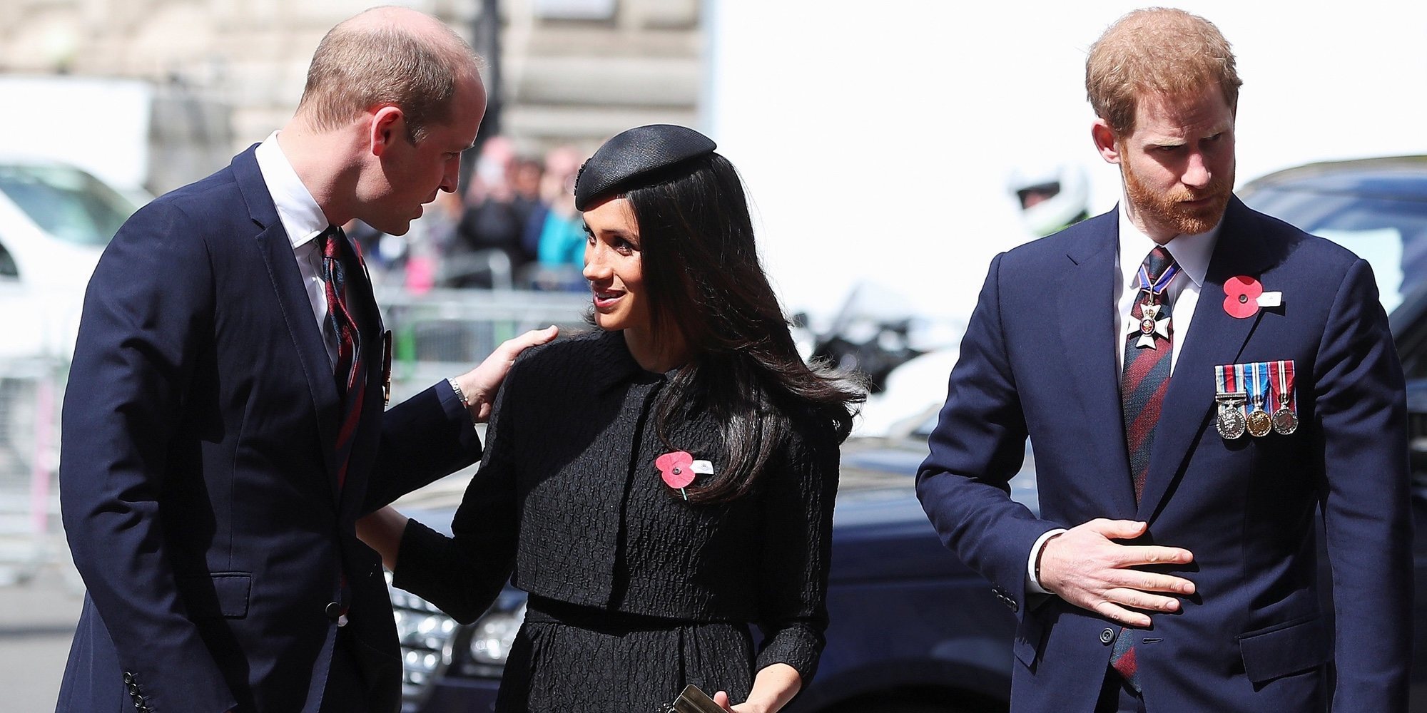 El cariñoso reencuentro entre el Príncipe Guillermo y Meghan Markle tras el nacimiento del Príncipe de Cambridge