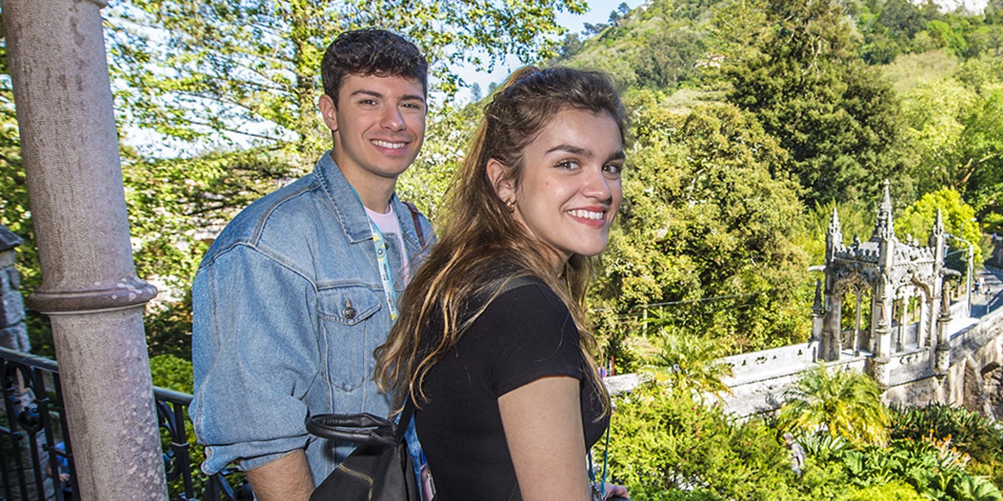 Amaia y Alfred visitan Sintra antes del ensayo del domingo y la Gala de Apertura de Eurovisión 2018