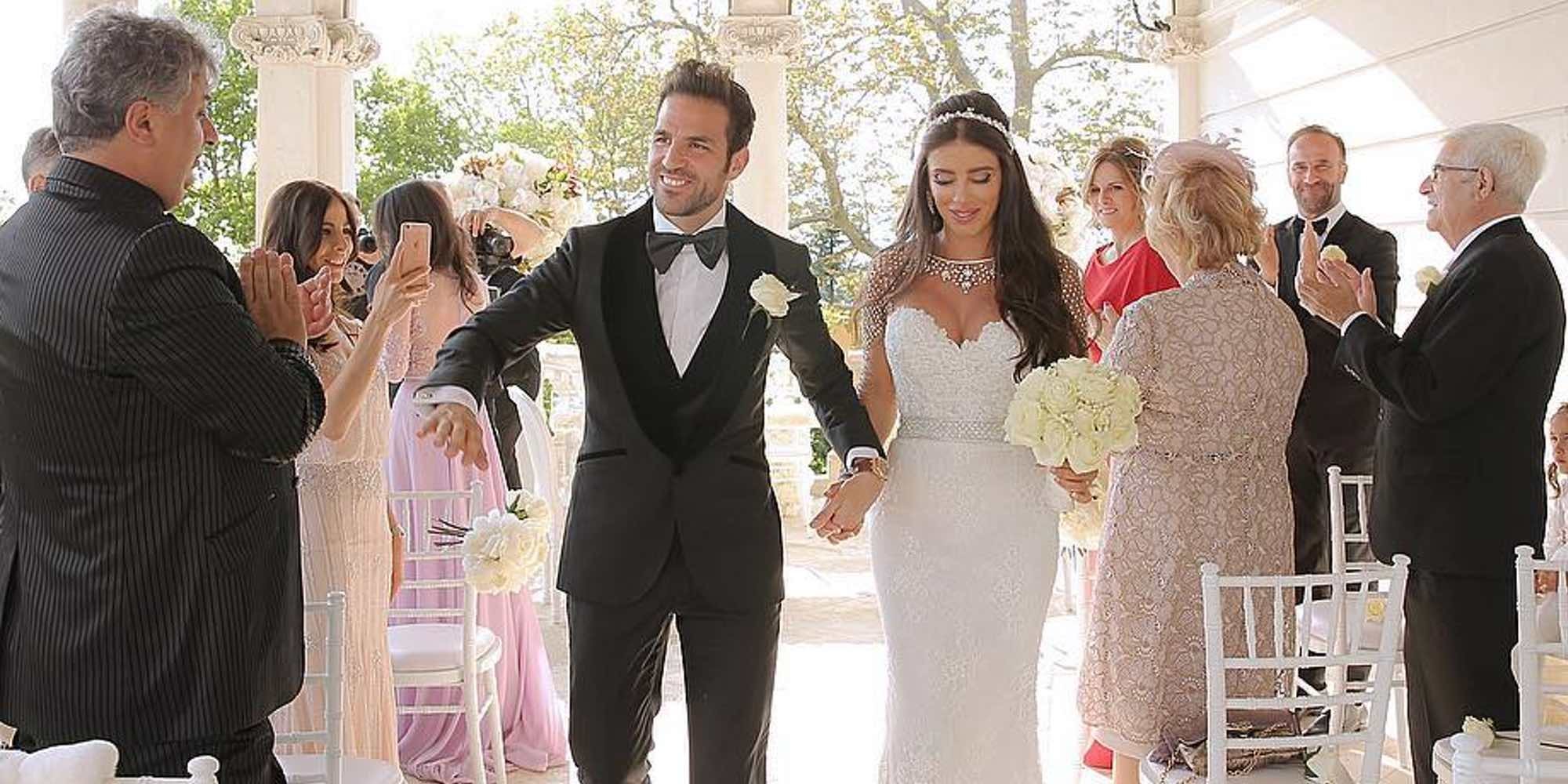 Cesc Fábregas y Daniella Semaan se casan en una romántica e íntima boda